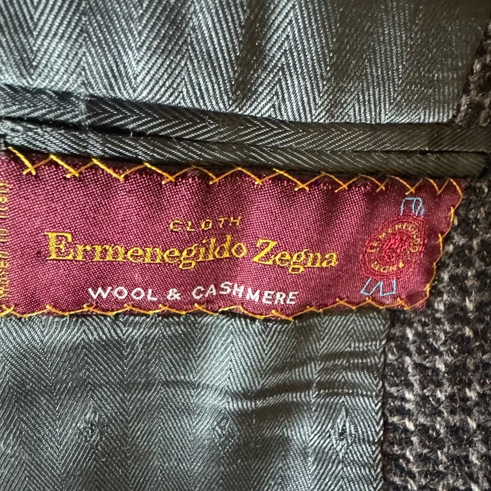 Ermenegildo Zegna wool and cashmere blend blazer jacket Custom made